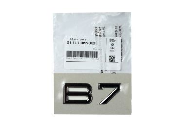 BMW G12 B7 Genuine Trunk Emblem,Decal,Badge NEW 2016-up &quot;B7&quot;